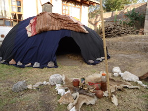 Temazcal (sweat lodge) tent, Ecuador