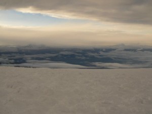 vyhlad zo sopky chimborazo, ekvador
