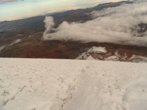 pohlad zo sopky chimborazo, ekvador
