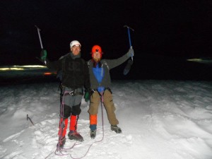 skoro na vrchole chimborazo sopky, ekvador