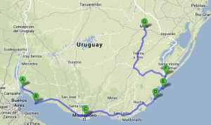 stopovanie uruguay